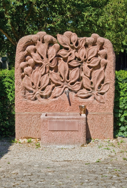 Detail kerkhof zonnige verlicht sculptuur zuidelijk Stockfoto © prill