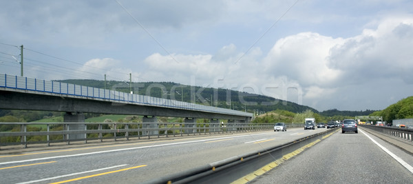 highway scenery in Southern Germany Stock photo © prill