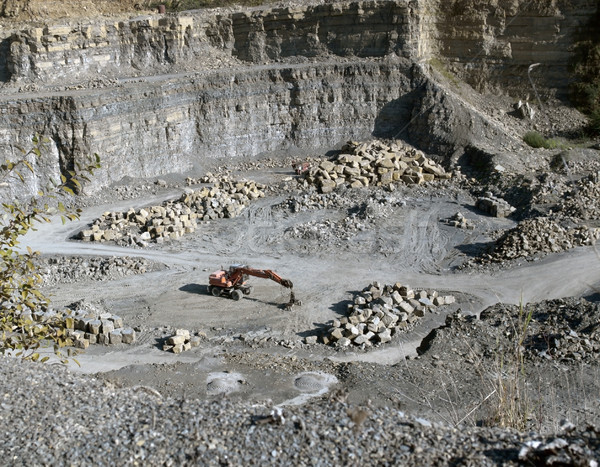 digger and quarry Stock photo © prill