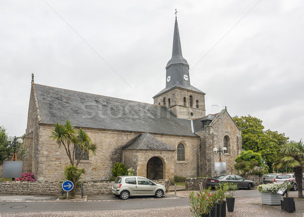 church in Locmariaquer Stock photo © prill