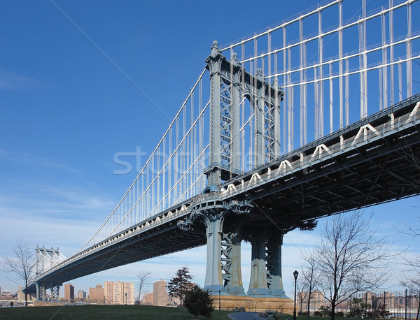 Manhattan Bridge in New York Stock photo © prill