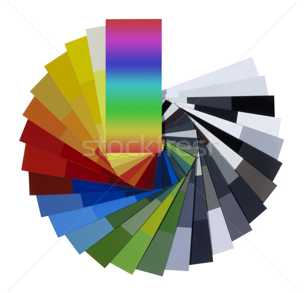 spread color chart Stock photo © prill