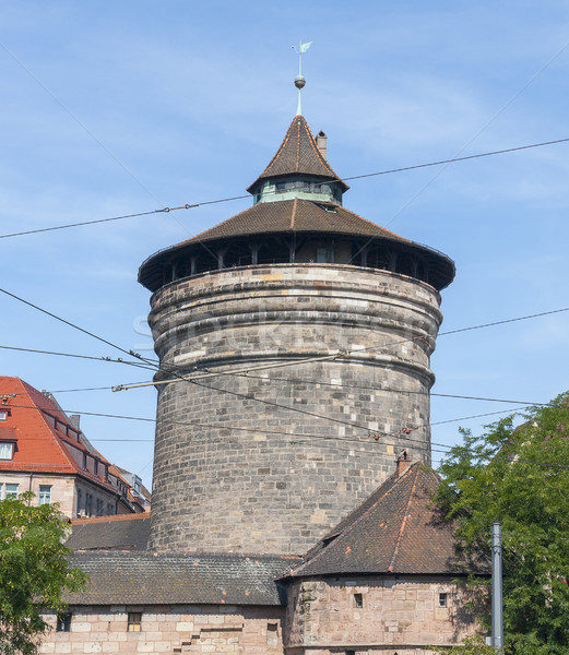round tower in Nuremberg Stock photo © prill
