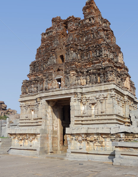 Vittala Temple at Vijayanagara Stock photo © prill
