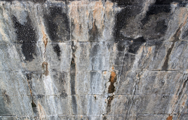 Starych mur szczegół full frame ściany rock Zdjęcia stock © prill