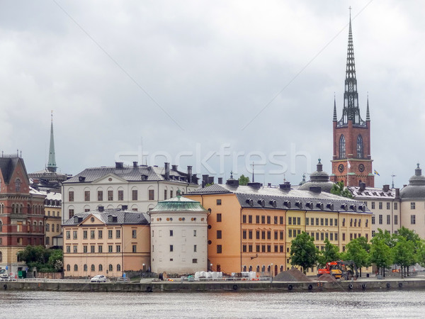 Stockholm gebouw reizen skyline architectuur Stockfoto © prill