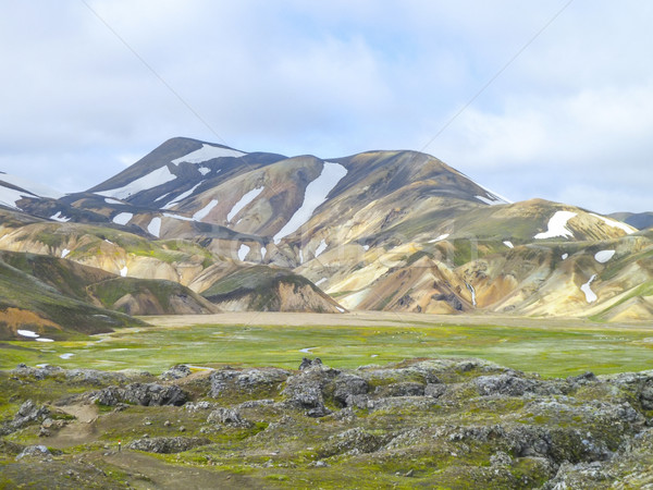 mountain scenery in Iceland Stock photo © prill