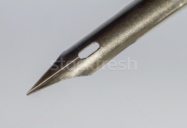 Metallic Spitze Makro heißen grau zurück Stock foto © prill