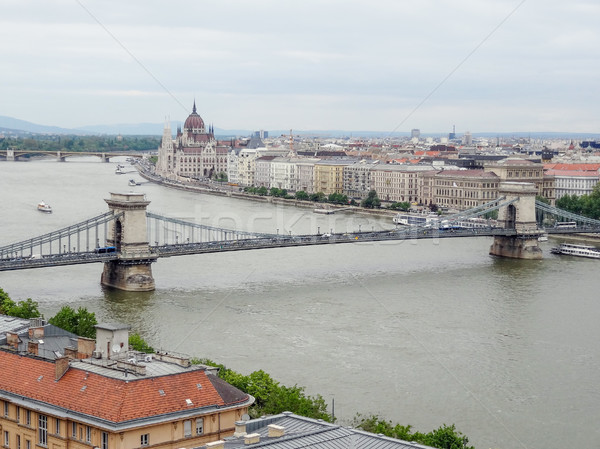 Budapest in Hungary Stock photo © prill