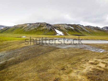 mountain scenery in Iceland Stock photo © prill