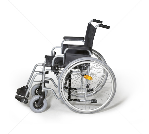 輪椅 白 背面 工作室 攝影 空的 商業照片 © prill