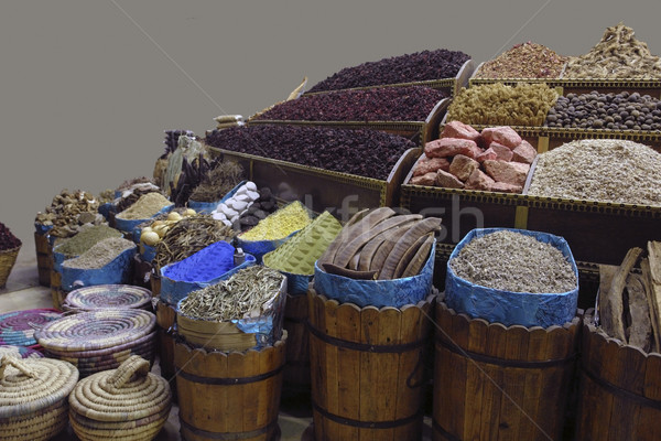 Bazar Egitto business alimentare frutta store Foto d'archivio © prill