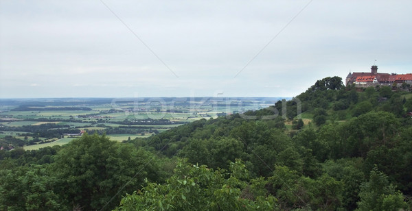 Waldenburg with surrounding area Stock photo © prill