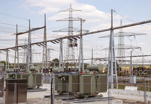Electrical substation Stock photo © prill