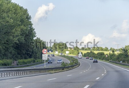 Autostrady dekoracje autostrada słoneczny lata samochodu Zdjęcia stock © prill