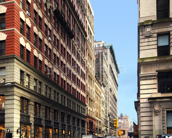 New York street scenery Stock photo © prill