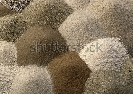 Stock photo: flat parcelled sand pattern