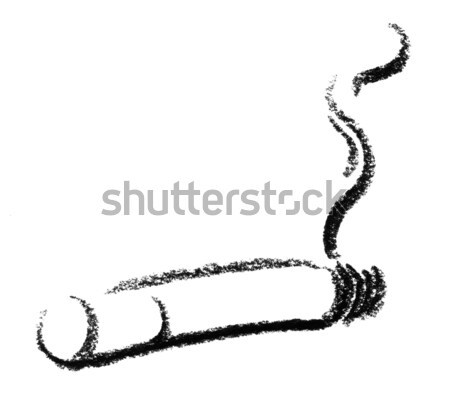 sketched cigarette Stock photo © prill
