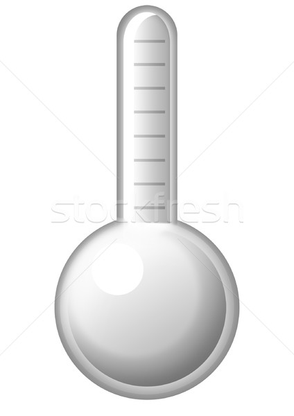 Symbolique thermomètre illustration propre froid tube [[stock_photo]] © prill