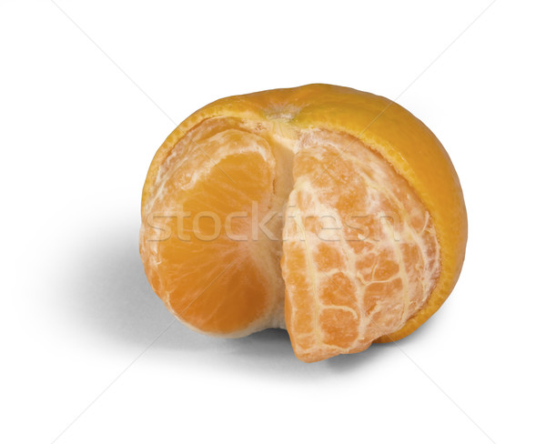opened mandarin orange Stock photo © prill