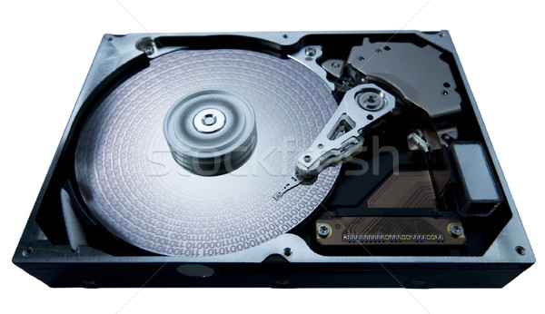 Sabit disk veri sembolik stüdyo fotoğrafçılık Stok fotoğraf © prill