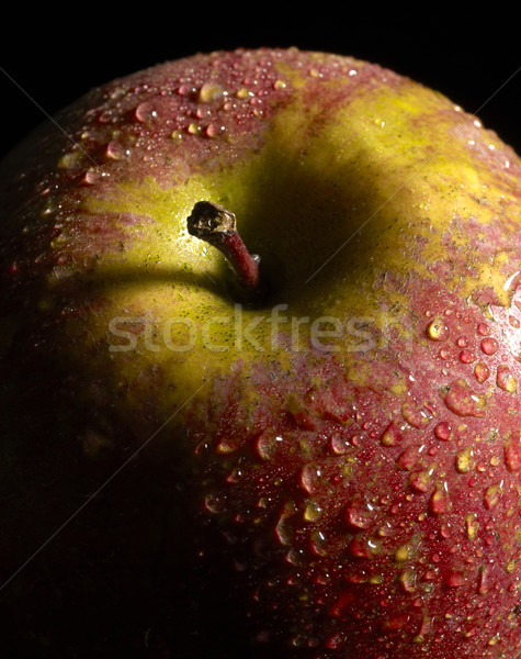 wet red apple detail Stock photo © prill