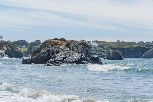 Stockfoto: Schiereiland · kust · landschap · water · zee · oceaan