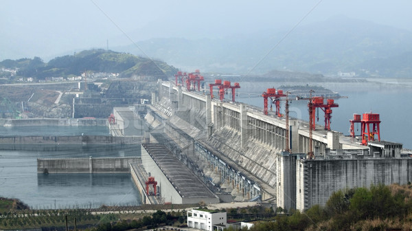 Three Gorges Dam in China Stock photo © prill