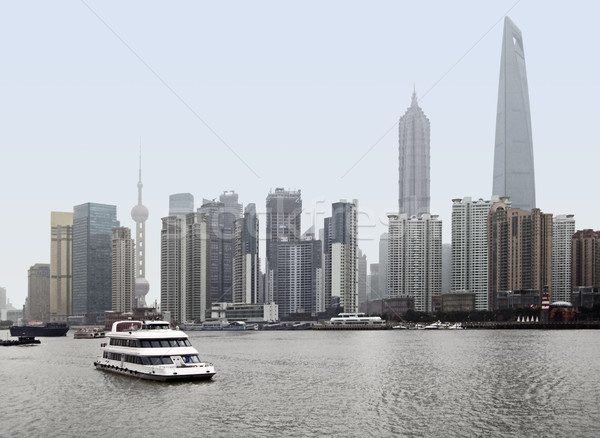 Stockfoto: Skyline · Sjanghai · tonen · wijk · China