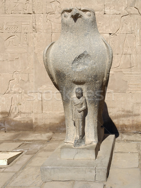 Horus sculpture in Egypt Stock photo © prill
