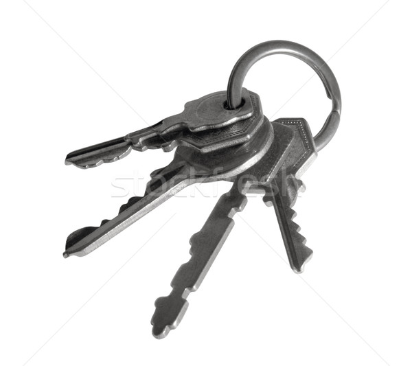 isolated bunch of keys Stock photo © prill