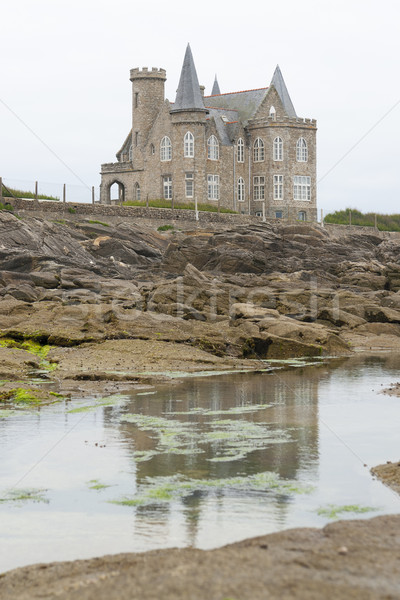 Stock photo: Turpault castle in Brittany