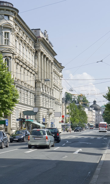 Salzburg street scenery Stock photo © prill