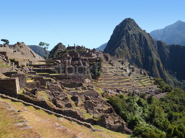 Machu Picchu alten Stadt Peru Südamerika Berg Stock foto © prill