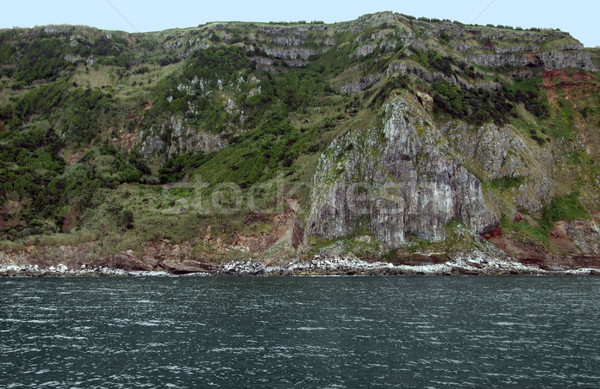 Kust rotsformatie eiland archipel groep Stockfoto © prill