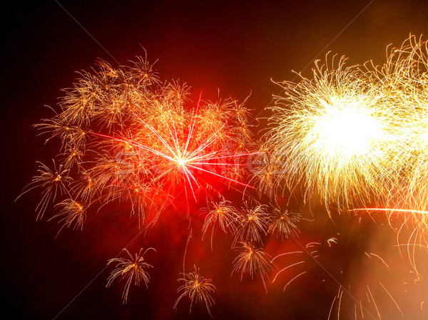 vibrant fireworks display Stock photo © prill