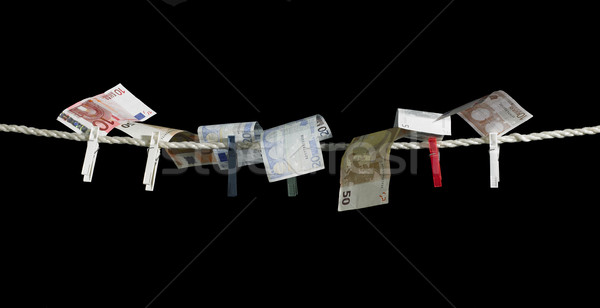 clothesline and money Stock photo © prill