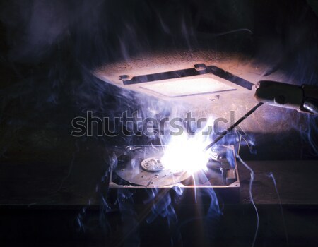 Stock photo: welding scenery