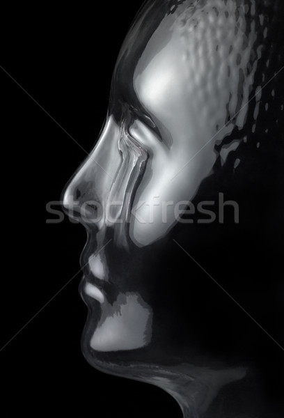 glass head profile Stock photo © prill