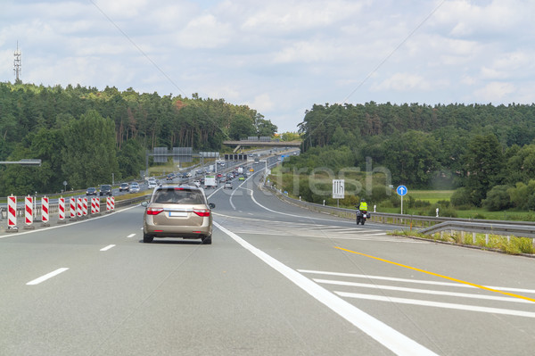 Autostrady budowa dróg dekoracje autostrada słoneczny lata Zdjęcia stock © prill