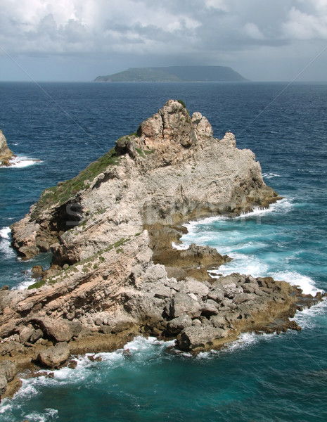 coastal scenery at Guadeloupe Stock photo © prill