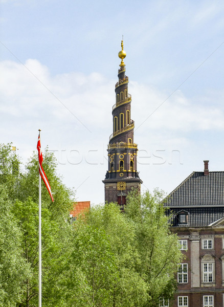 Igreja Copenhague cidade Dinamarca cityscape cidade Foto stock © prill