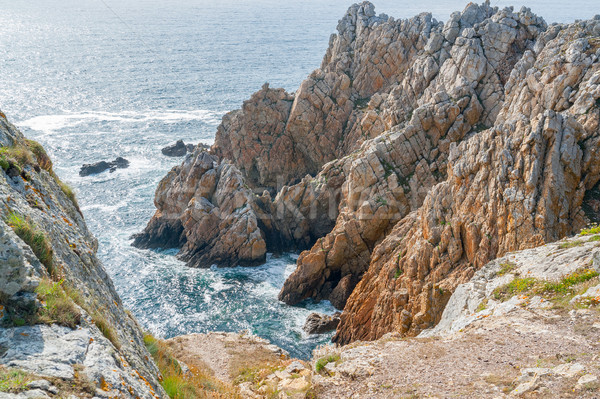 Dekoracje około krajobraz morza rock Zdjęcia stock © prill