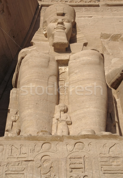 Ramesses at Abu Simbel temples in Egypt Stock photo © prill