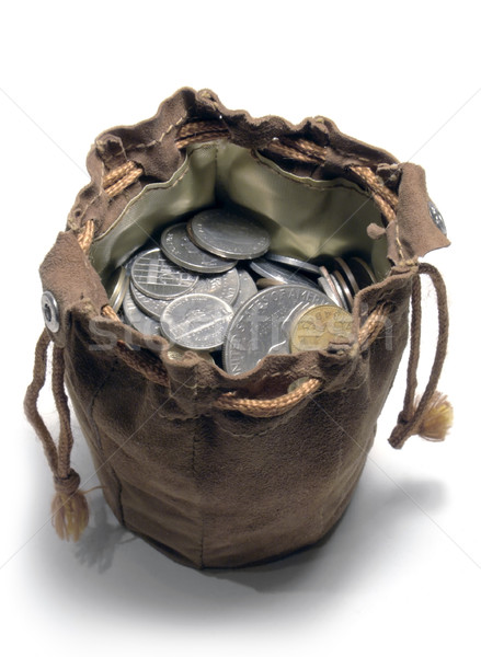 leather moneybag Stock photo © prill