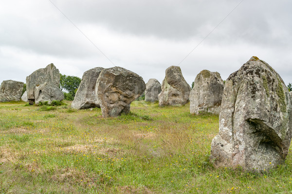 Pietre decor in jurul stâncă piatră Imagine de stoc © prill
