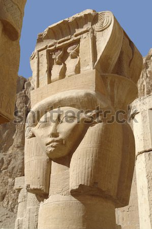 statue detail at Luxor Temple in Egypt Stock photo © prill