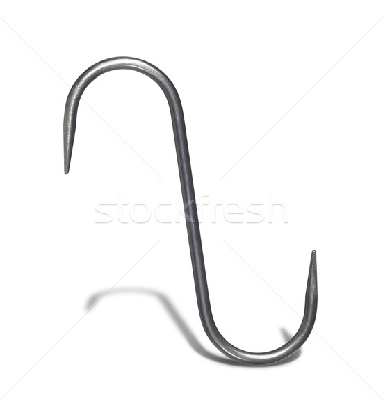 Stock photo: metallic double hook