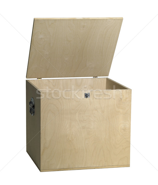 open wooden box Stock photo © prill