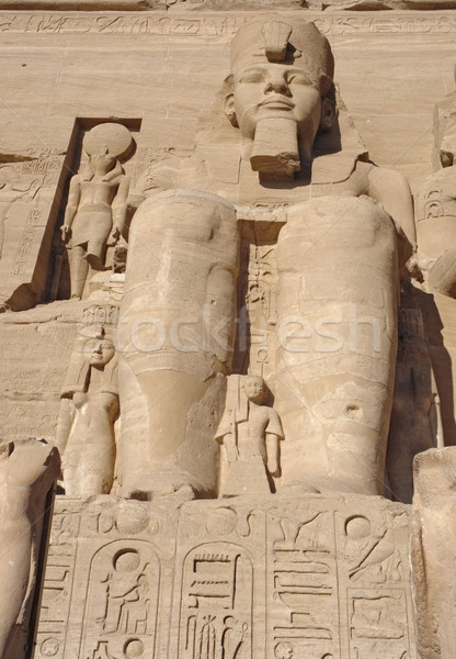 Ramesses at Abu Simbel temples in Egypt Stock photo © prill